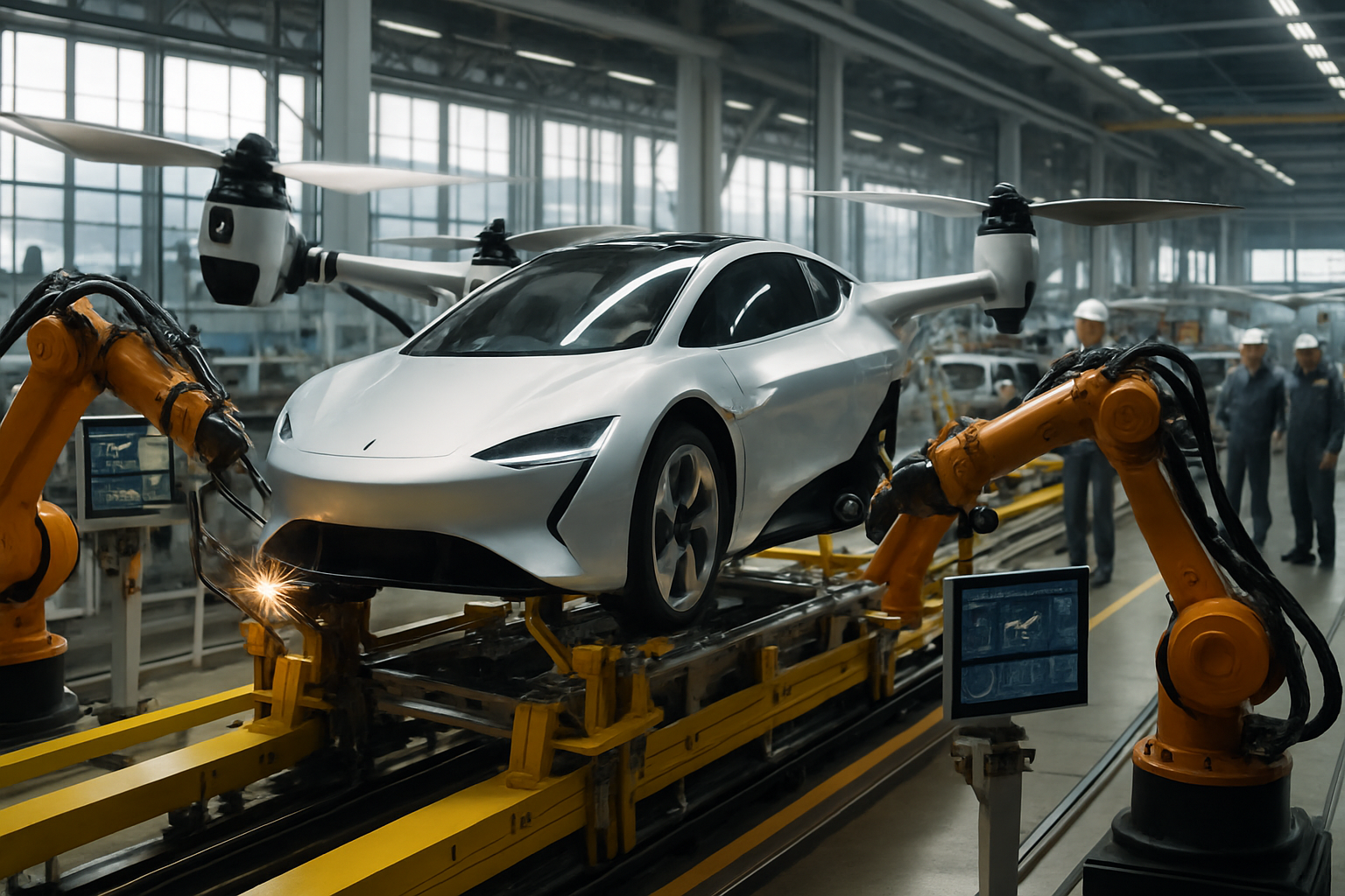 La voiture volante électrique entre enfin en phase de production massive découvrez l'ère révolutionnaire des transports avec le lancement en production massive de la voiture volante électrique. une innovation qui redéfinit la mobilité urbaine et promet un avenir où les embouteillages n'existent plus. ne manquez pas cette avancée technologique fascinante !
