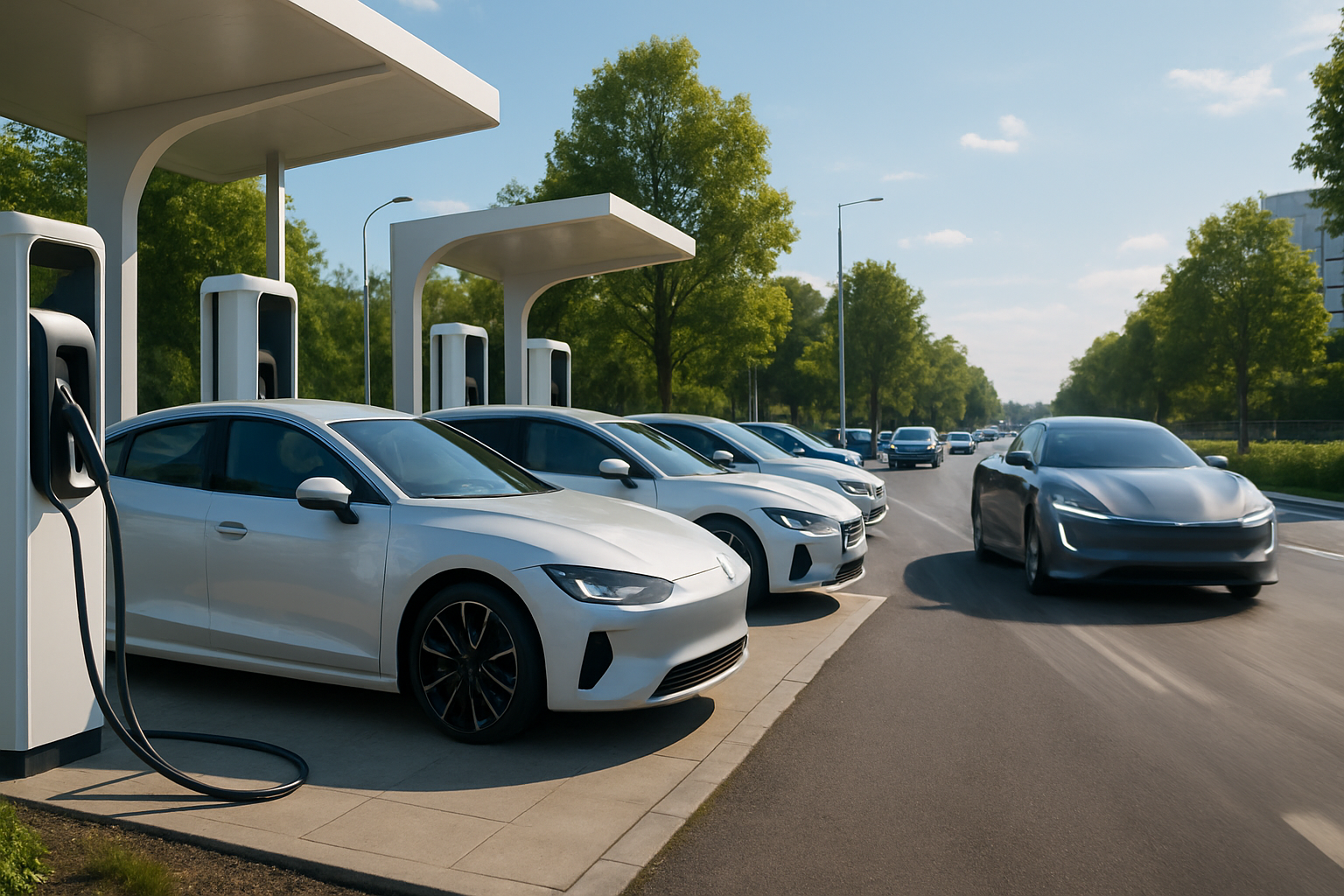découvrez notre technologie de recharge électrique qui révolutionne la mobilité durable : rechargez votre véhicule plus rapidement qu'un plein d'essence. vivez l'avenir de l'automobile sans compromis sur la reprise et l'autonomie.