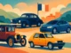 illustration de l'évolution des marques de voitures françaises