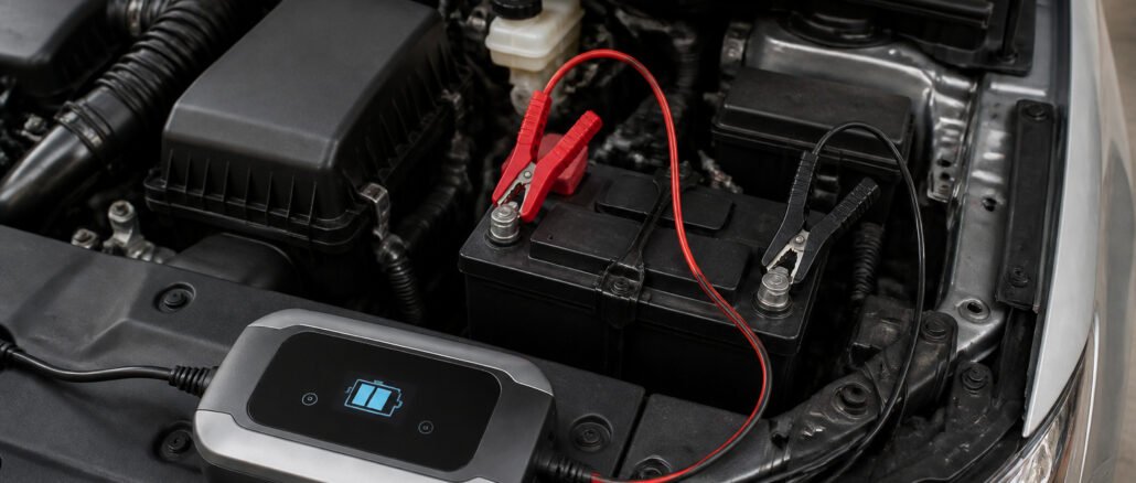 Chargeur de batterie de voiture moderne