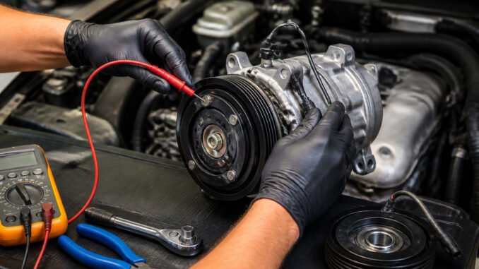 embrayage-compresseur-clim-diagnostic-et-remplacement Diagnostic et remplacement dembrayage de compresseur ac