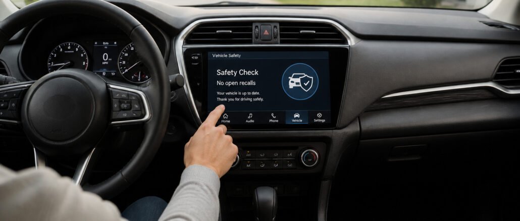 Verification de securite du vehicule